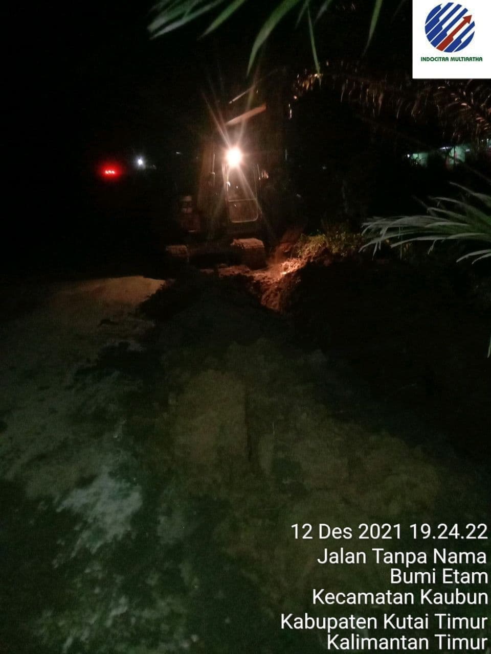 Progres Pekerjaan PT. GAM, Minggu tgl 12 Desember 2021