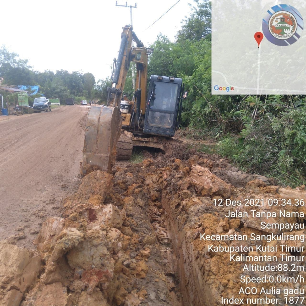 Progres Pekerjaan PT. GAM, Minggu tgl 12 Desember 2021