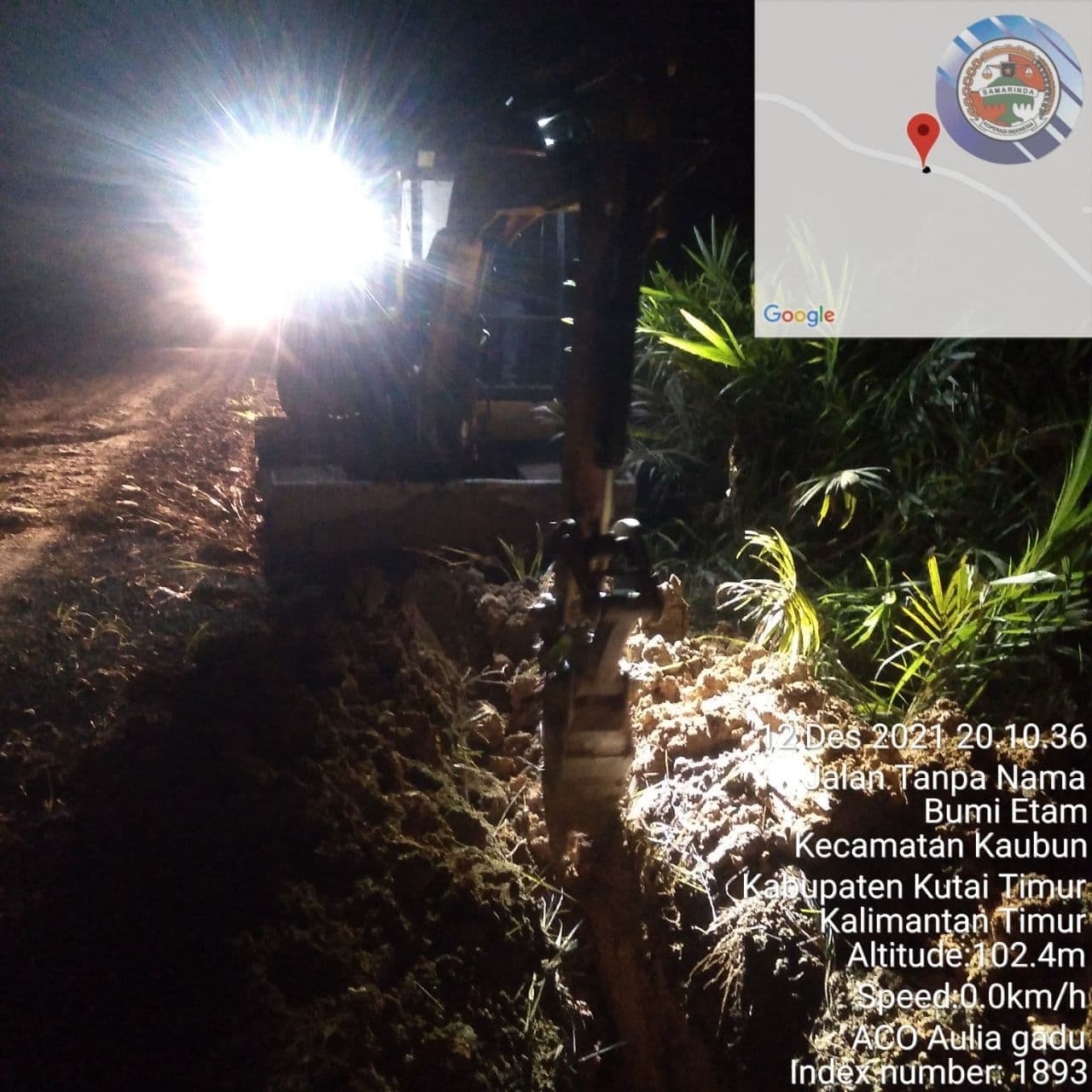 Progres Pekerjaan PT. GAM, Minggu tgl 12 Desember 2021